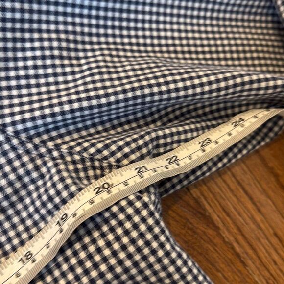 AG Jeans blue gingham pocket front button down large - Picture 6 of 9